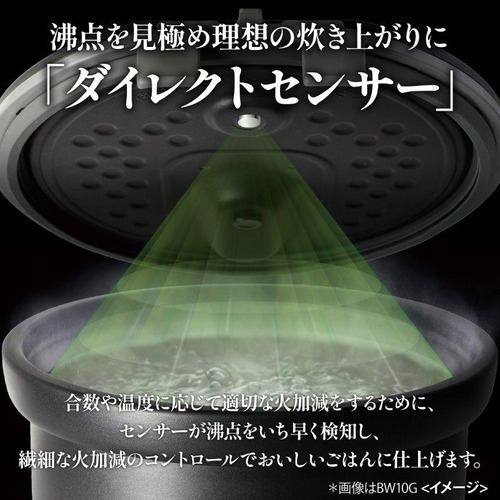 三菱電機 NJ-VS10G-B 三菱IＨジャー炊飯器 炭炊釜 5.5合 黒曜