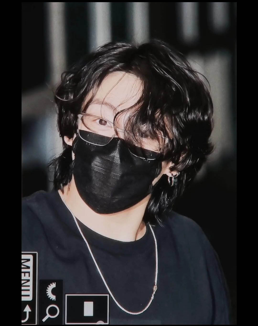Tuewid BTS JUNGKOOK着用フォートカード付き Rope Silver Chain Necklace 人気商品