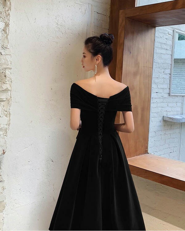 人気新品M ブラック ドレス ロングドレス 演奏会 オフショルダー 大人 ピアノ 発表会 母親 結婚式 体型カバー 謝恩会 卒業式 花嫁 ステージ 20代 30代 40代 da051n1jckc /・