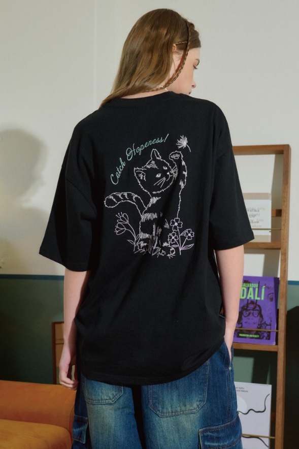 【CPGN STUDIO】24SS★ CATCH HOPE Embroidery Short Sleeve Tee CPGN STUDIO】 CATCH HOPE Embroidery Short Sleeve Tee Tシャツ