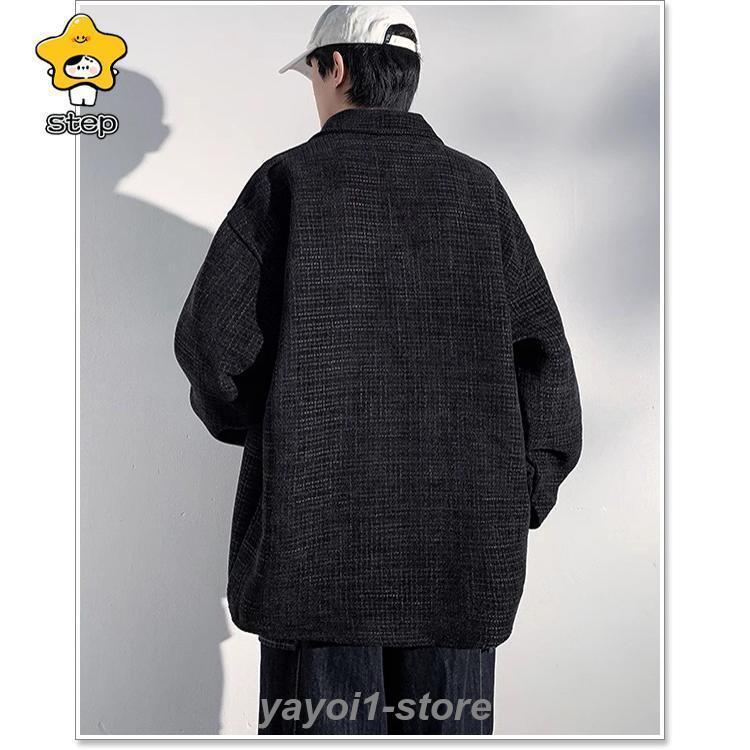 シャツ メンズ 長袖 大きいサイズ 5L 6L 春 秋 冬 厚手 シャツジャケット カジュアルシャツ ジャンパー おしゃれ