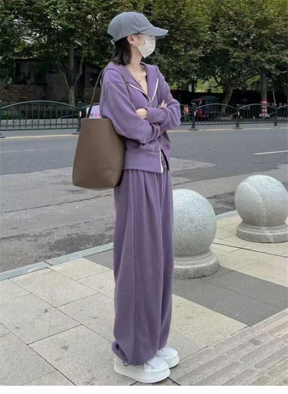 INS大人気【高.品.質】【高级感素材】カジュアルパーカーのツーピースですレディース パーカー スウェット セットアップ 運働のスーツの女子春秋学生韓版のゆったりして見えるファッションの小柄な衛衣のカ INS大人気【高.品.質】【高级感素材】カジュアルパーカーのツーピースですレディース パーカー スウェット セットアップ 運働のスーツの女子春秋学生韓版のゆったりして見えるファッションの小柄な衛衣のカ