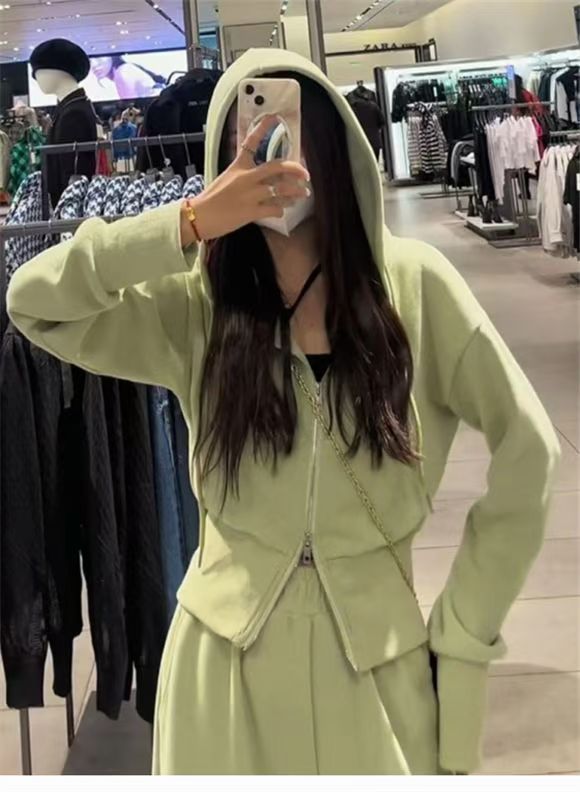 INS大人気【高.品.質】【高级感素材】カジュアルパーカーのツーピースですレディース パーカー スウェット セットアップ 運働のスーツの女子春秋学生韓版のゆったりして見えるファッションの小柄な衛衣のカ INS大人気【高.品.質】【高级感素材】カジュアルパーカーのツーピースですレディース パーカー スウェット セットアップ 運働のスーツの女子春秋学生韓版のゆったりして見えるファッションの小柄な衛衣のカ