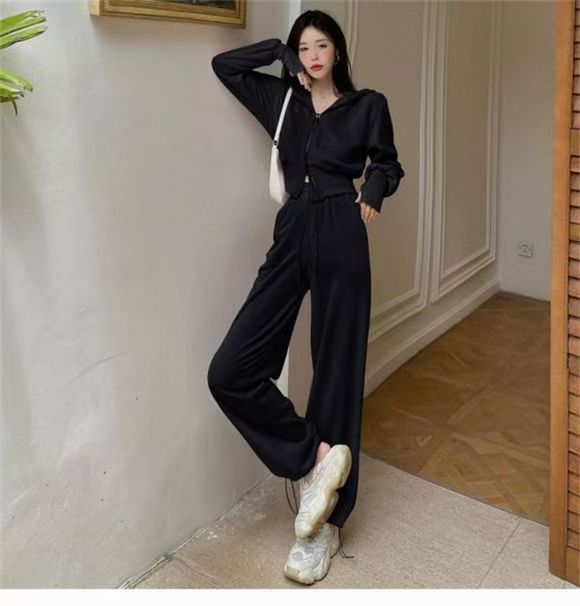 INS大人気【高.品.質】【高级感素材】カジュアルパーカーのツーピースですレディース パーカー スウェット セットアップ 運働のスーツの女子春秋学生韓版のゆったりして見えるファッションの小柄な衛衣のカ INS大人気【高.品.質】【高级感素材】カジュアルパーカーのツーピースですレディース パーカー スウェット セットアップ 運働のスーツの女子春秋学生韓版のゆったりして見えるファッションの小柄な衛衣のカ