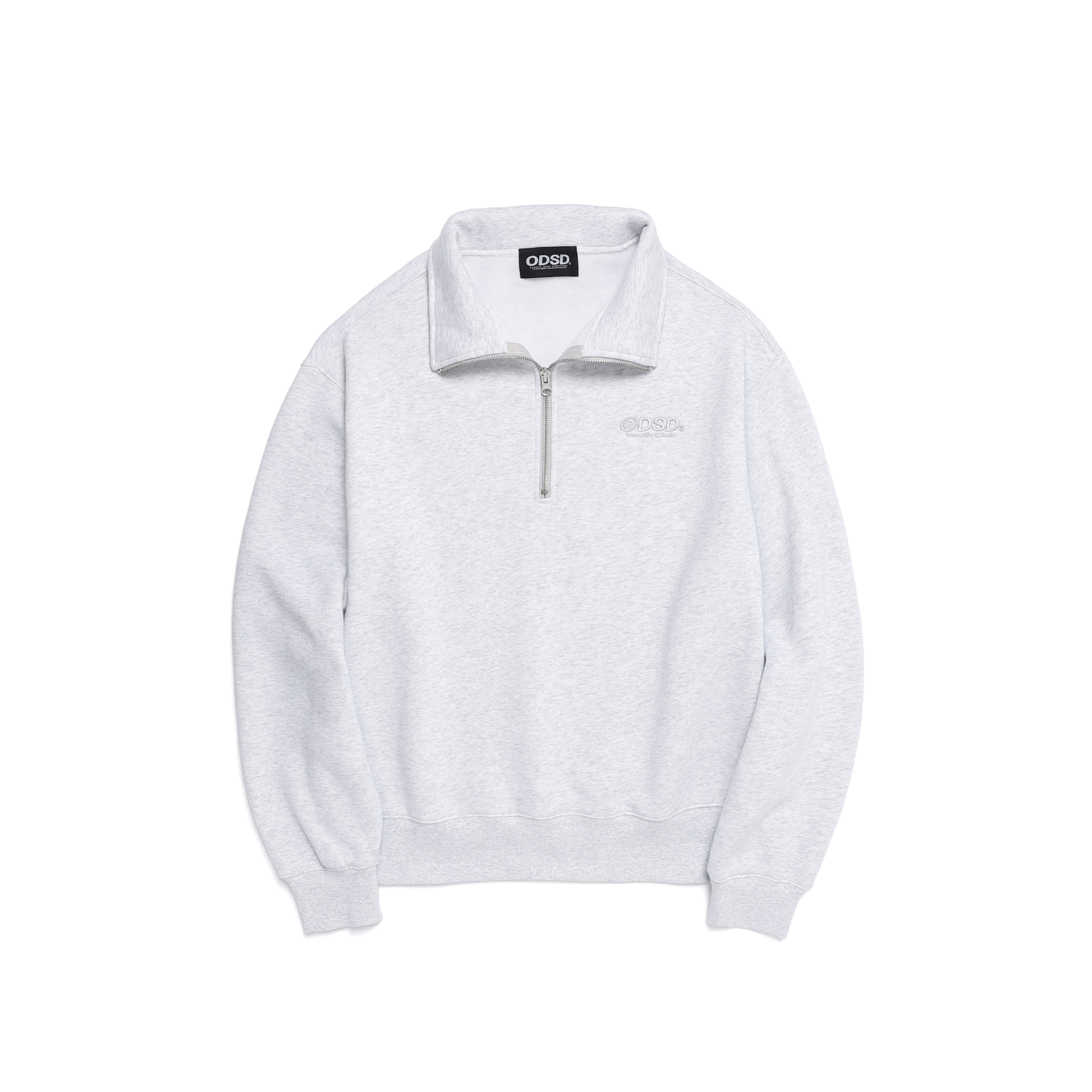[ODD STUDIO] ODSDロゴポイントハーフジップアップトレーナー