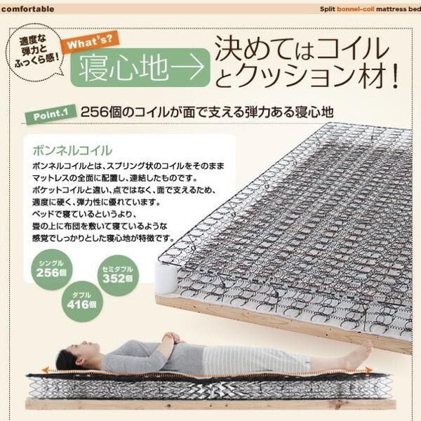 組立設置付 ダブル 30cm脚付き 分割式マットレスベッド ボンネルコイルマット ズレ防止テープ マットベッド ヘッドレス 木脚 組立設置付 ダブル 30cm脚付き 分割式マットレスベッド ボンネルコイルマット ズレ防止テープ マットベッド ヘッドレス 木脚
