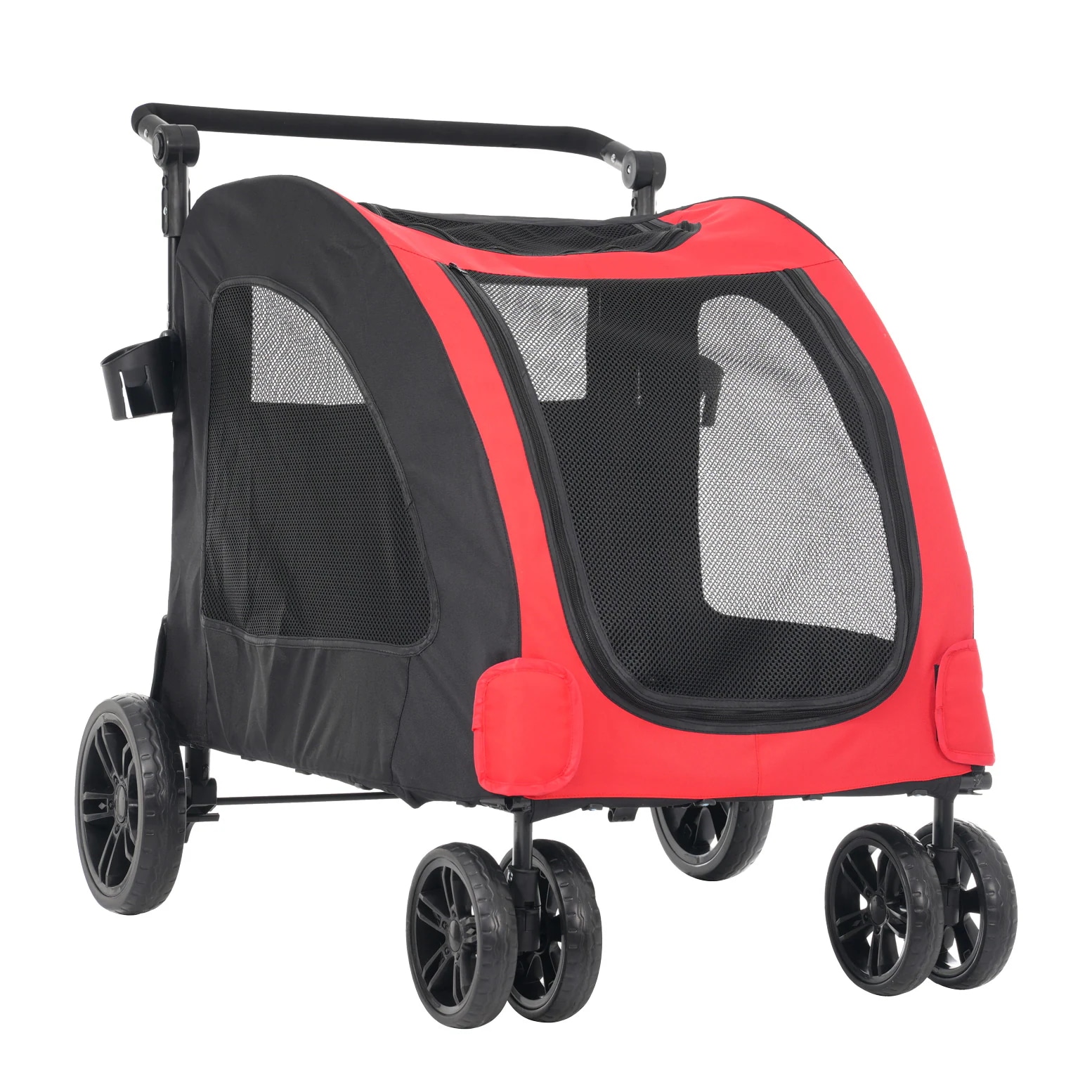 国内発送A】【2025年新仕様】ペットカート 耐荷重50 折りたたみ 多頭