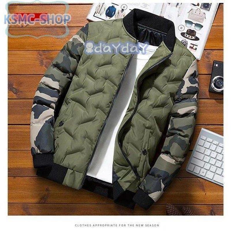 Hot!!!中綿ジャケット ハイネック ブルゾン 冬アウター 迷彩柄 防風コート 防寒着 ジャケット ブルゾン アウター ダウンコート