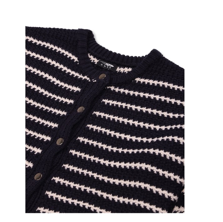 【DNSR】 STRIPE ROUND CARDIGAN : 2COLORS 【DNSR】 STRIPE ROUND CARDIGAN : 2COLORS