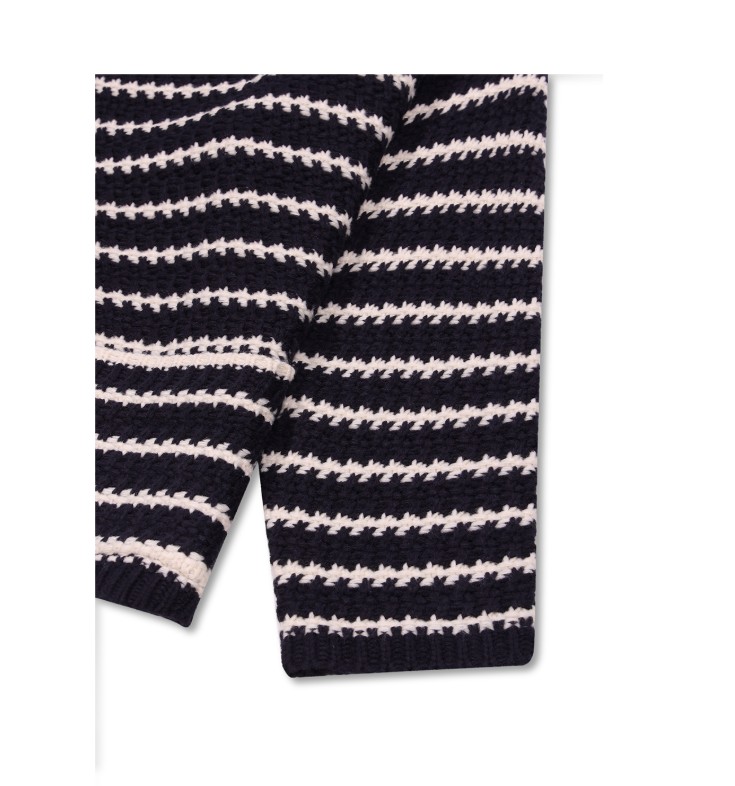 【DNSR】 STRIPE ROUND CARDIGAN : 2COLORS 【DNSR】 STRIPE ROUND CARDIGAN : 2COLORS