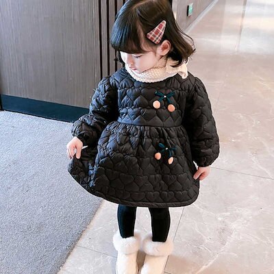 ワンピース 新作商品 キッズ 冬 長袖 子供ワンピース ダウンコート 防寒 秋冬 可愛い フォーマル 入学式