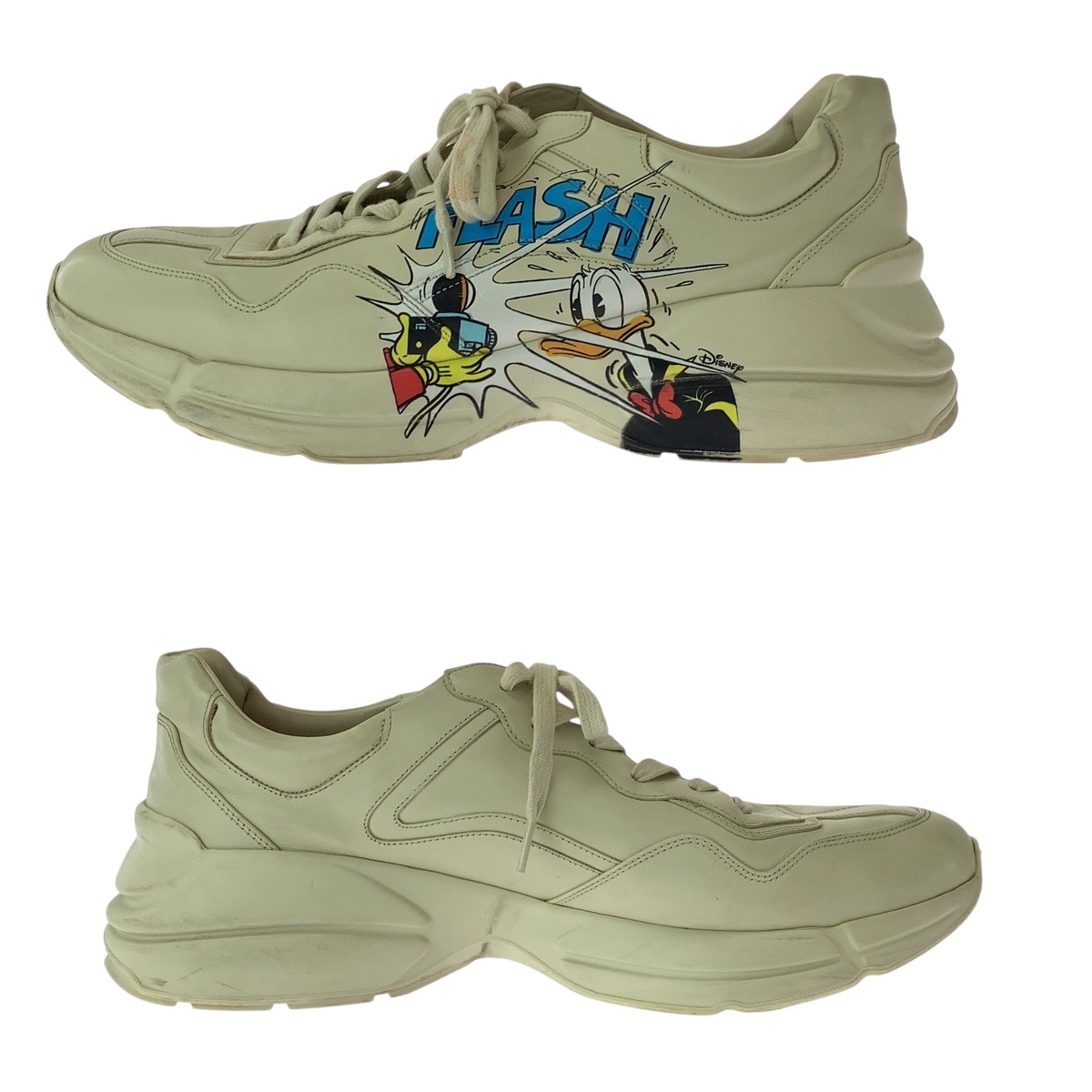 美品 ディズニーコラボ ライトン サイズ13 ホワイト マルチカラー レザー 646509 スニーカー ローカットスニーカー メンズ 502128 美品 ディズニーコラボ ライトン サイズ13 ホワイト マルチカラー レザー 646509 スニーカー ローカットスニーカー メンズ 502128