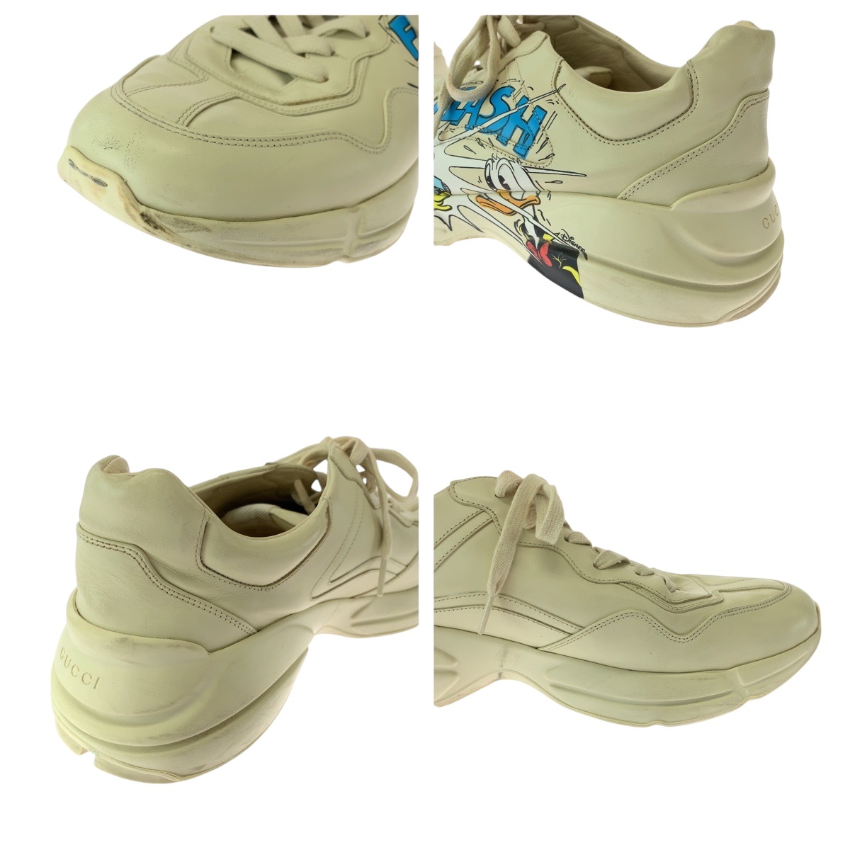 美品 ディズニーコラボ ライトン サイズ13 ホワイト マルチカラー レザー 646509 スニーカー ローカットスニーカー メンズ 502128 美品 ディズニーコラボ ライトン サイズ13 ホワイト マルチカラー レザー 646509 スニーカー ローカットスニーカー メンズ 502128