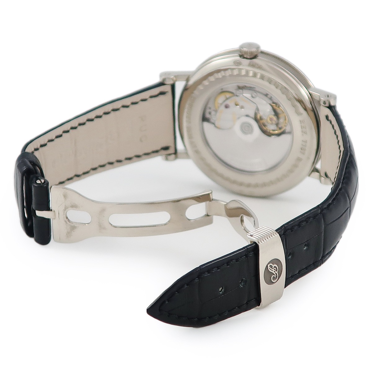 クラシック ムーンフェイズ 7787BB/12/9V6 自動巻き メンズ K18WG無垢 ブレゲ針 コインエッジ パワーリザーブ 3年保証