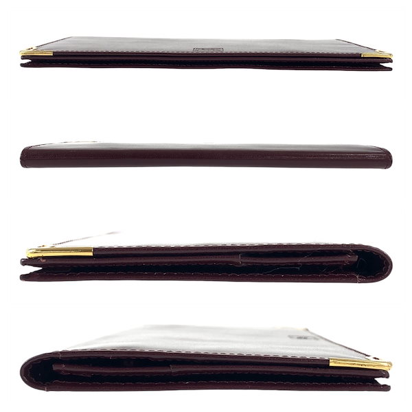 YSL ワインレッド 長財布 ゴールドファスナー YSL ワインレッド 長財布 ゴールドファスナー