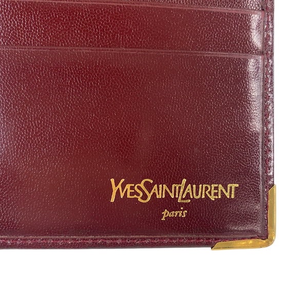 YSL ワインレッド 長財布 ゴールドファスナー YSL ワインレッド 長財布 ゴールドファスナー YSL ワインレッド 長財布