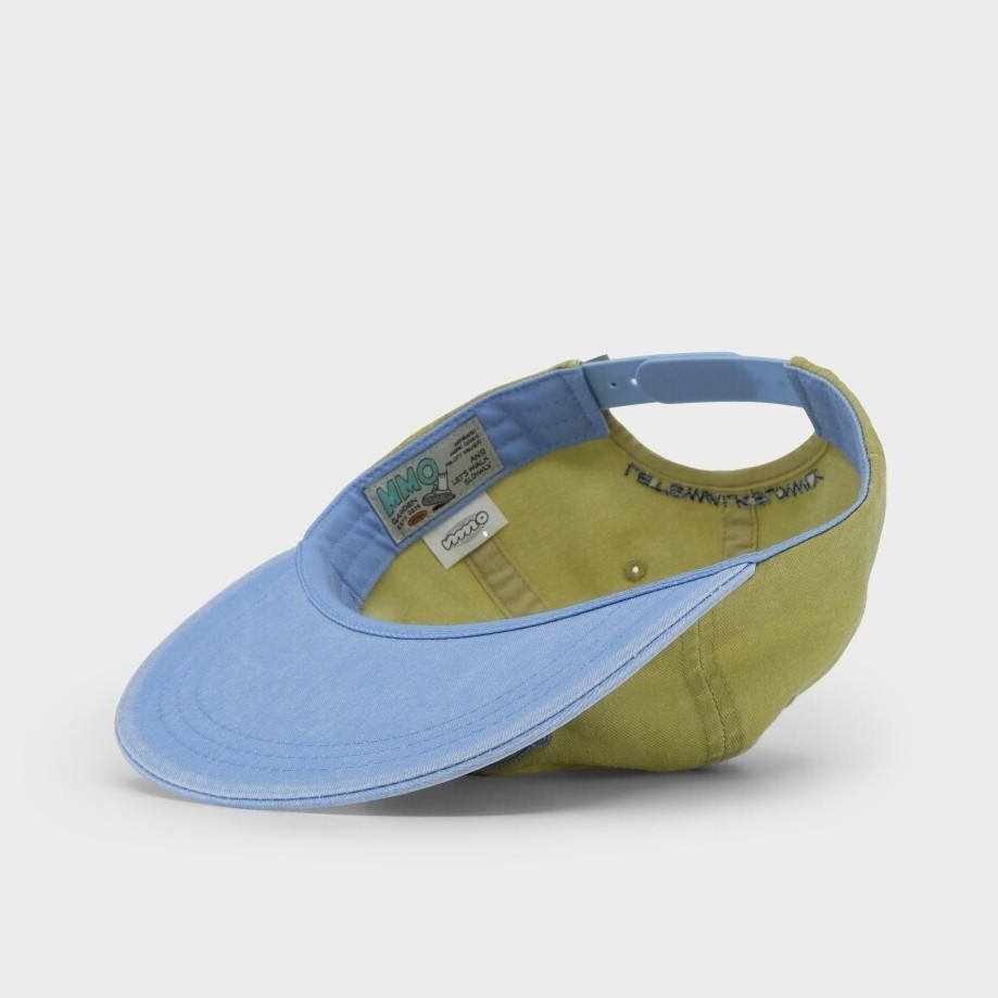 [MMOGARDEN] mmo symbol logo two tone pigment 6panel cap (3color)