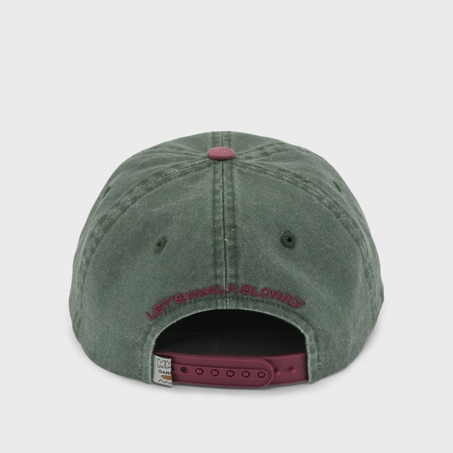 [MMOGARDEN] mmo symbol logo two tone pigment 6panel cap (3color)