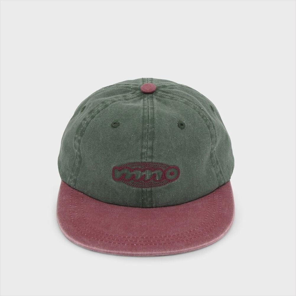 [MMOGARDEN] mmo symbol logo two tone pigment 6panel cap (3color)