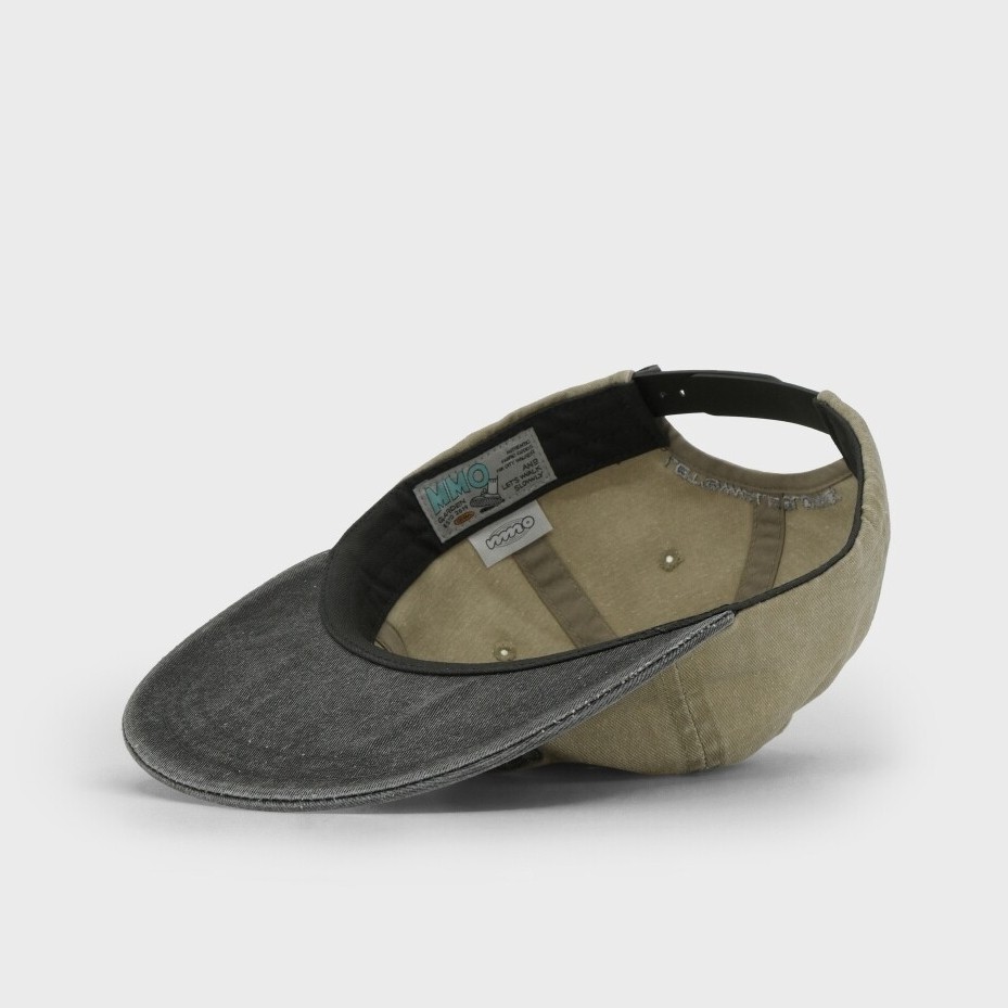 [MMOGARDEN] mmo symbol logo two tone pigment 6panel cap (3color)