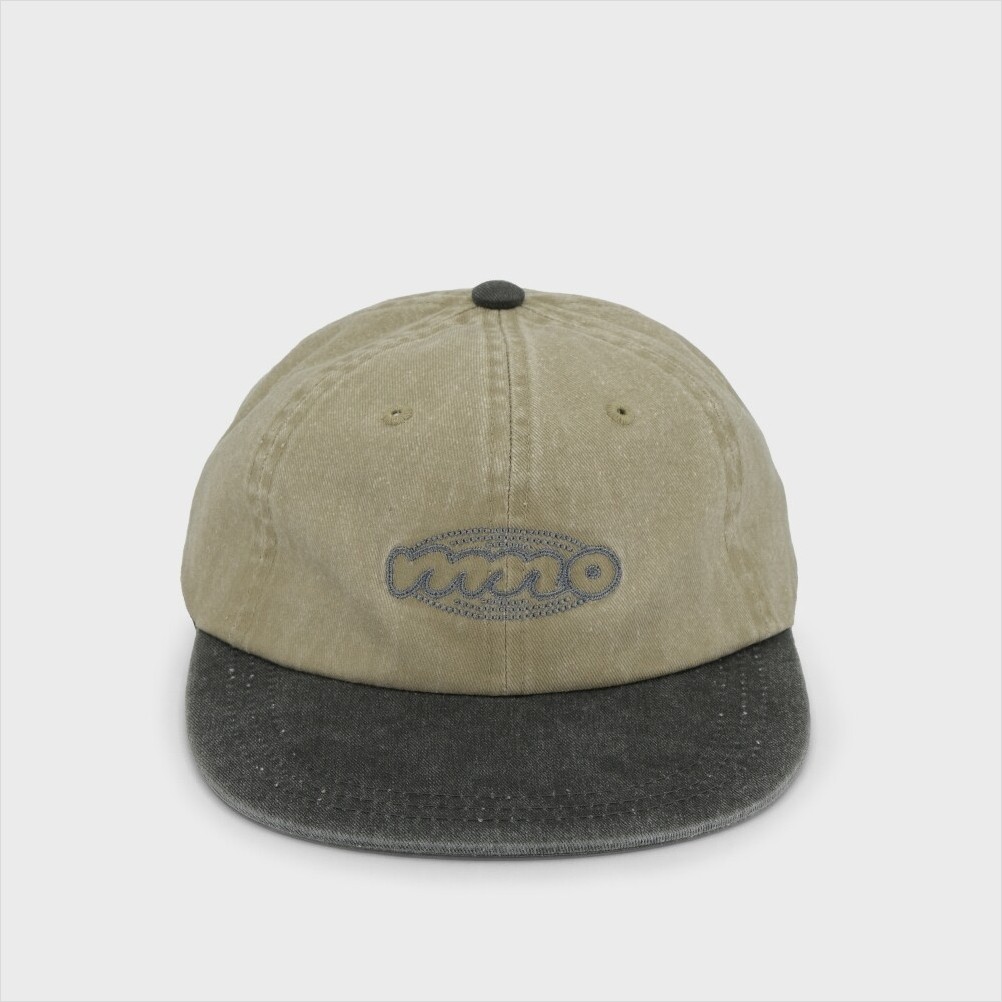 [MMOGARDEN] mmo symbol logo two tone pigment 6panel cap (3color)
