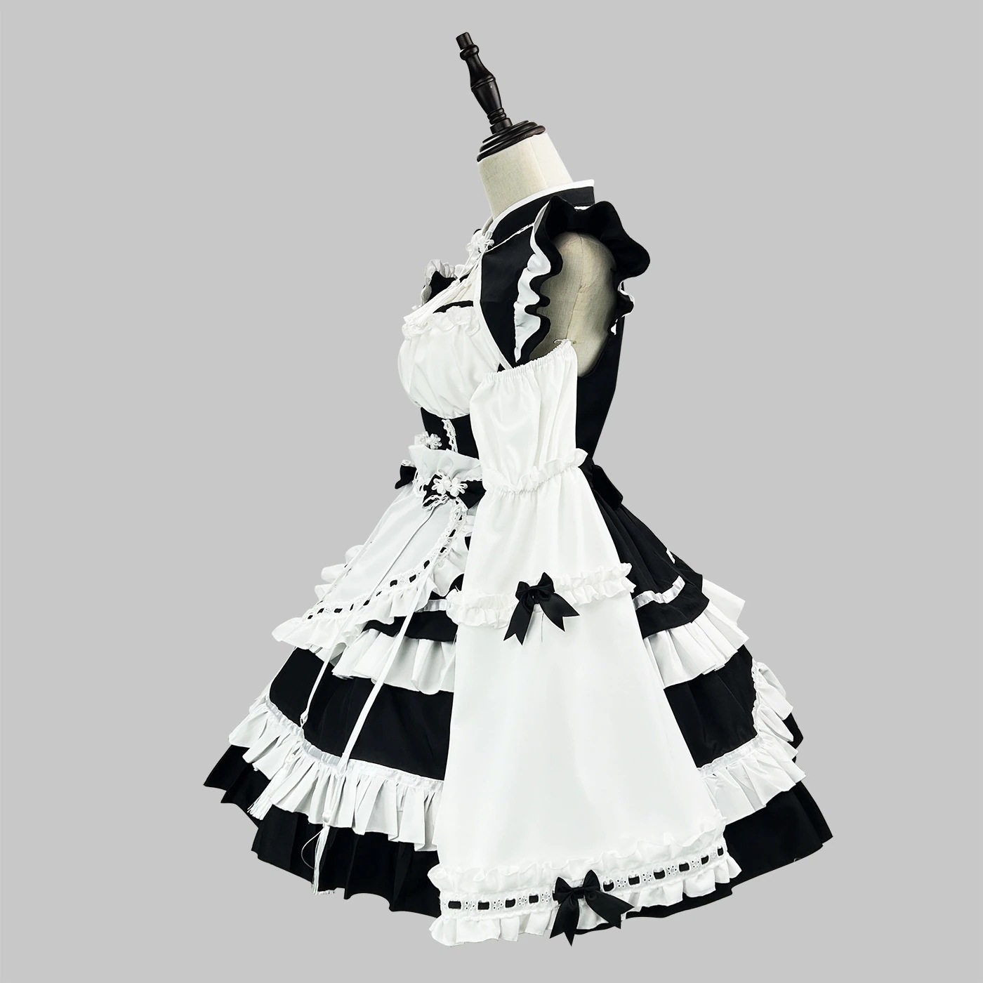 【2025新作】2025新作韓国メイド服cos新韓国ロリータメイド制服セットワンピース