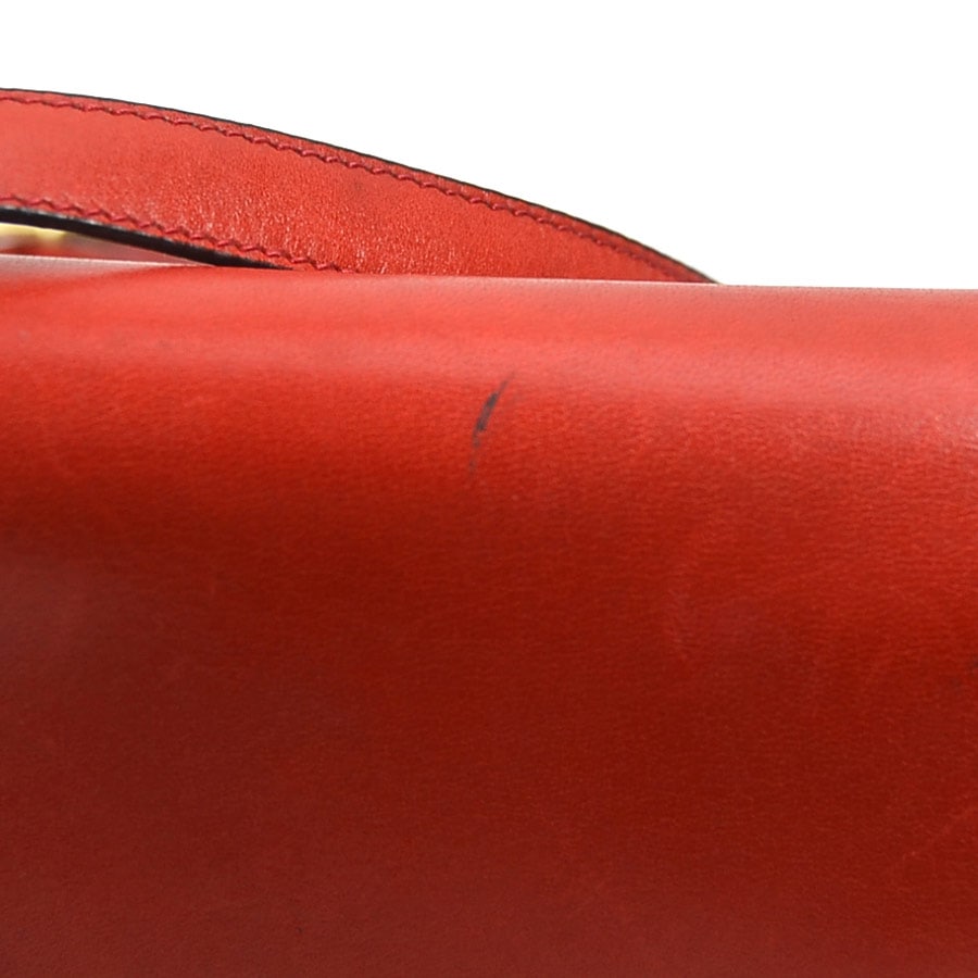 セリーヌ CELINE 斜め掛けショルダーバッグ レザー レッド ゴールド レディース e59554a セリーヌ CELINE 斜め掛けショルダーバッグ レザー レッド ゴールド レディース e59554a