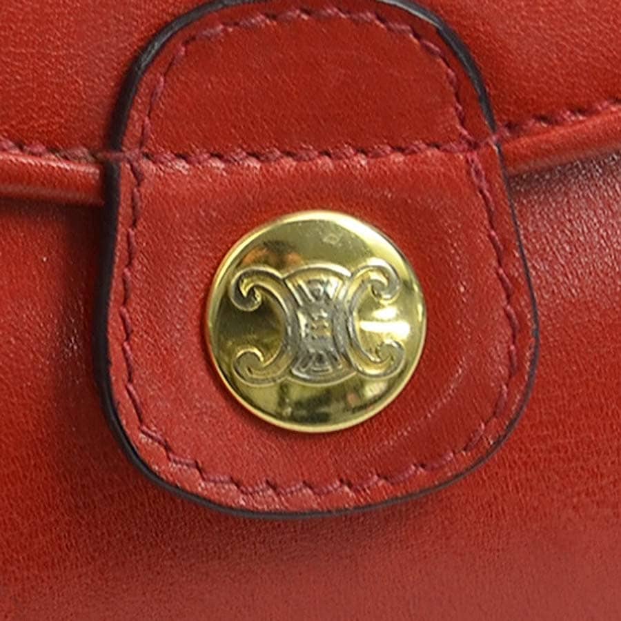 セリーヌ CELINE 斜め掛けショルダーバッグ レザー レッド ゴールド レディース e59554a セリーヌ CELINE 斜め掛けショルダーバッグ レザー レッド ゴールド レディース e59554a