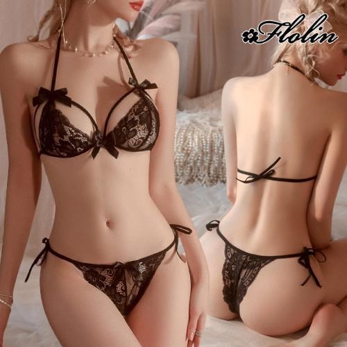 専用❤️リボンスピンドル❤️上下セット❤️全4色❤️セクシー❤️Tバックレース❤️ Qoo10] 紐ブラ 紐パン レース サテンリボン T