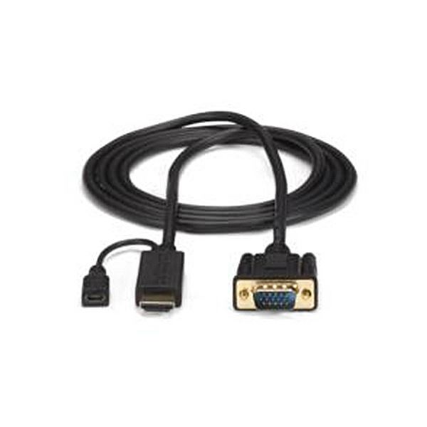 StarTech.com HDMI - VGAアクティブ変換ケーブルアダプタ 1.8m HD2VGAMM6 1本 StarTech.com HDMI - VGAアクティブ変換ケーブルアダプタ 1.8m HD2VGAMM6 1本