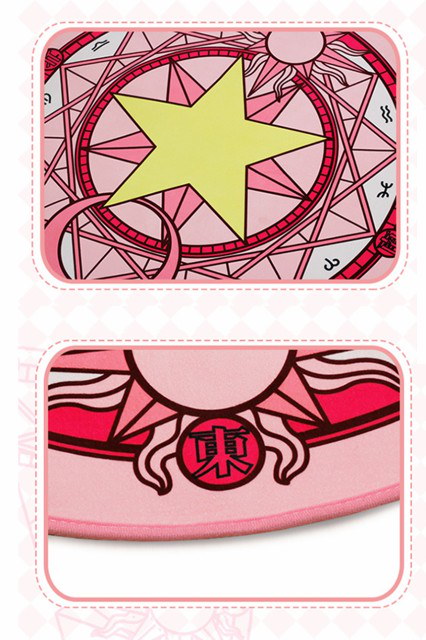 カードキャプターさくら　カーペット Qoo10] カードキャプターさくら 魔法陣 フロアマ