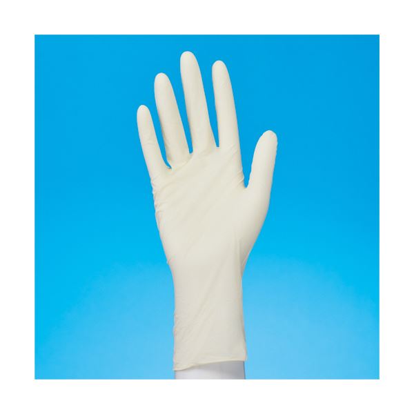 （まとめ） 川西工業ラテックスグローブ 粉なし L #2134 1箱（100枚） [x5セット]