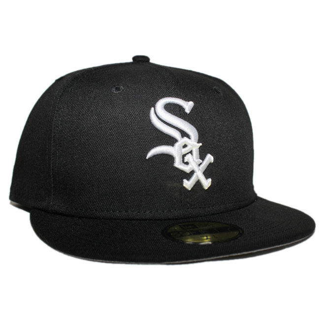 59FIFTY ホワイト ブラック ベースボールキャップ ベースボールキャップ 帽子 59fifty メンズ レディース MLB