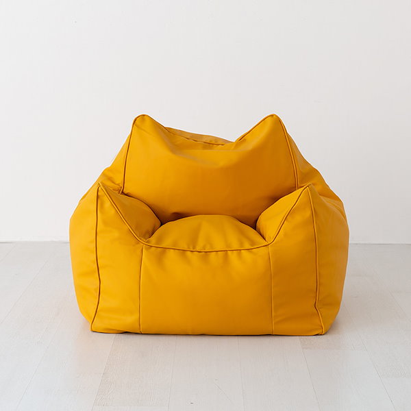 ぽわー様　AMBO 一人掛け ビーズソファ 合皮レザー ブラウン 楽天市場】AMBO 一人掛け ビーズソファ 合皮レザー 4色 クリーム