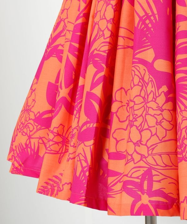 【既製品】【既製品】シングルパウ73CM丈 トロピカル/オレンジ系 【既製品】【既製品】シングルパウ73CM丈 トロピカル/オレンジ系