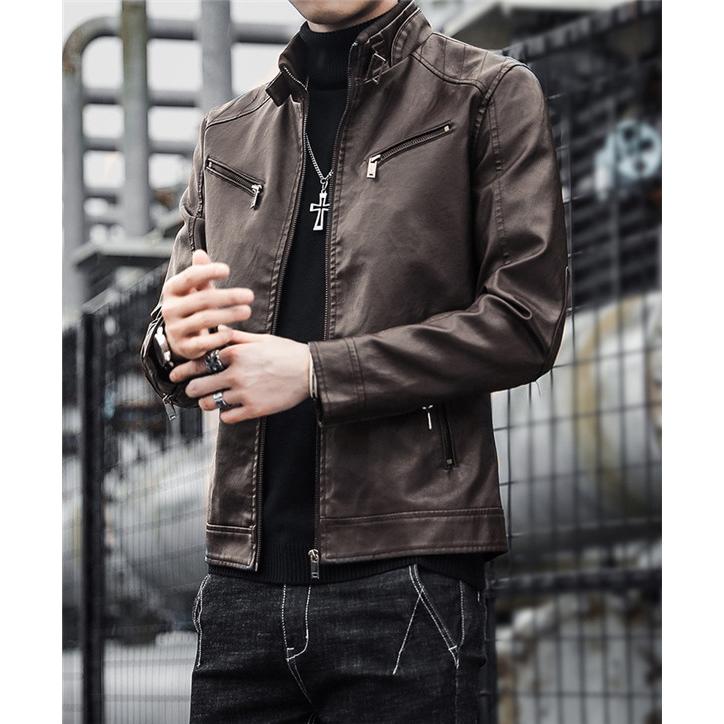 大人の魅力 ライダースジャケット 革ジャン レザー ジャケット メンズ バイクジャケット 立ち襟 ライダース シングル 防寒 防風 アウター フェイクレザー 大人の魅力 ライダースジャケット 革ジャン レザー ジャケット メンズ バイクジャケット 立ち襟 ライダース シングル 防寒 防風 アウター フェイクレザー