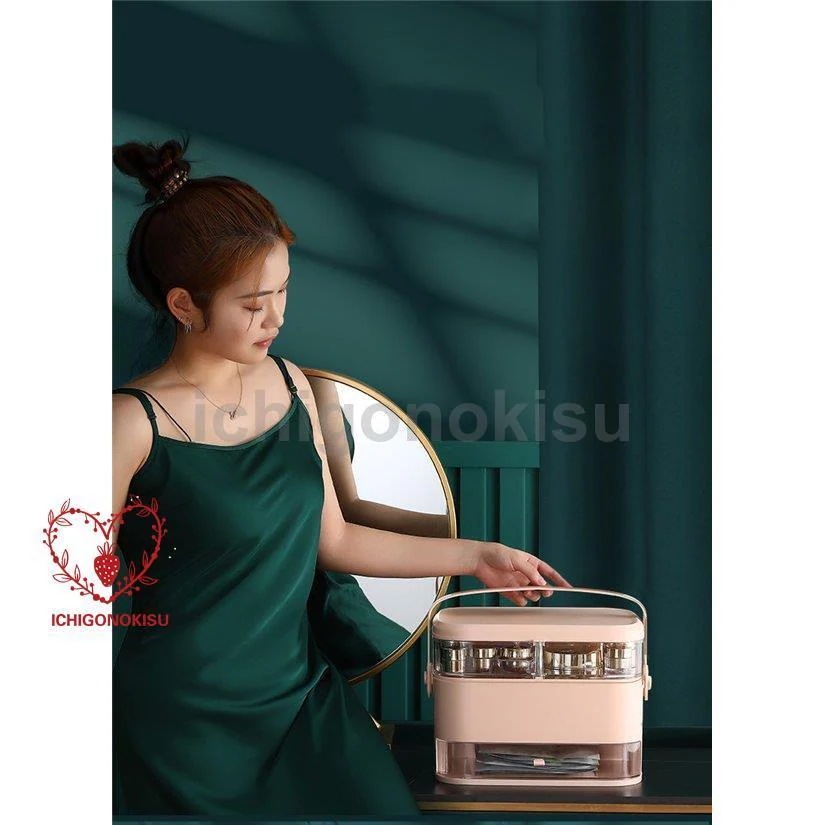 メイクボックス コスメボックス led鏡付き 化粧品収納 多機能 持ち運び 小物入れ 防塵 防水 美容 大容量 卓上収納 アクセサリー プレゼント メイクボックス コスメボックス led鏡付き 化粧品収納 多機能 持ち運び 小物入れ 防塵 防水 美容 大容量 卓上収納 アクセサリー プレゼント