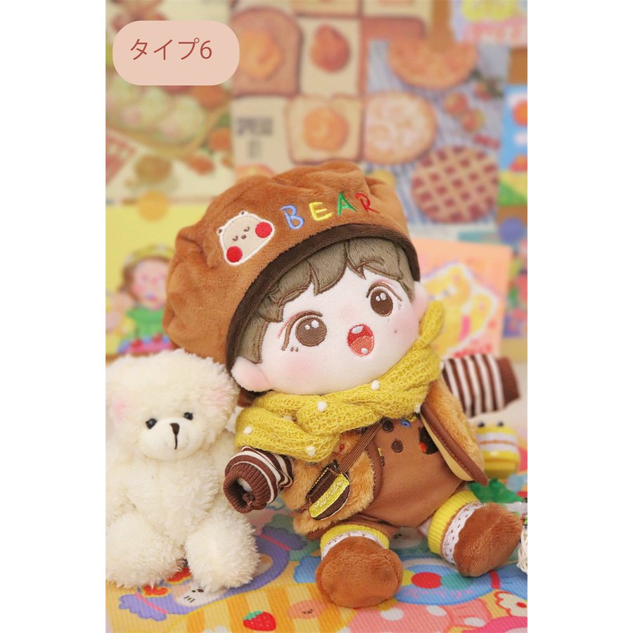 15cm 20cm ミニ洋服 ぬいぐるみ用服 日常服人形韓国ファッションアイドル衣装かわいい　セット kpop