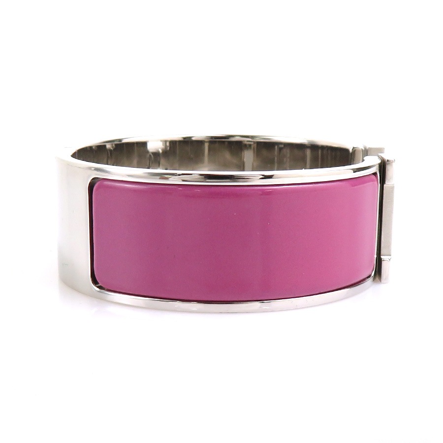 エルメス HERMES バングル ブレスレット クリッククラック メタル/エナメル シルバー/パープル レディース w1120g エルメス HERMES バングル ブレスレット クリッククラック メタル/エナメル シルバー/パープル レディース w1120g