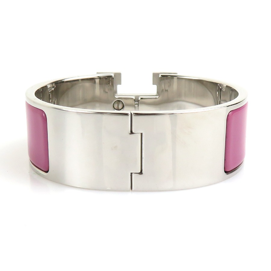 エルメス HERMES バングル ブレスレット クリッククラック メタル/エナメル シルバー/パープル レディース w1120g エルメス HERMES バングル ブレスレット クリッククラック メタル/エナメル シルバー/パープル レディース w1120g