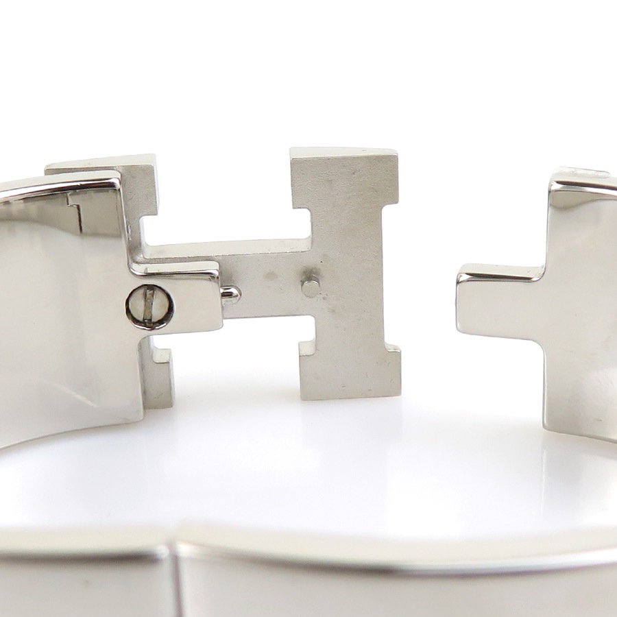 エルメス HERMES バングル ブレスレット クリッククラック メタル/エナメル シルバー/パープル レディース w1120g エルメス HERMES バングル ブレスレット クリッククラック メタル/エナメル シルバー/パープル レディース w1120g