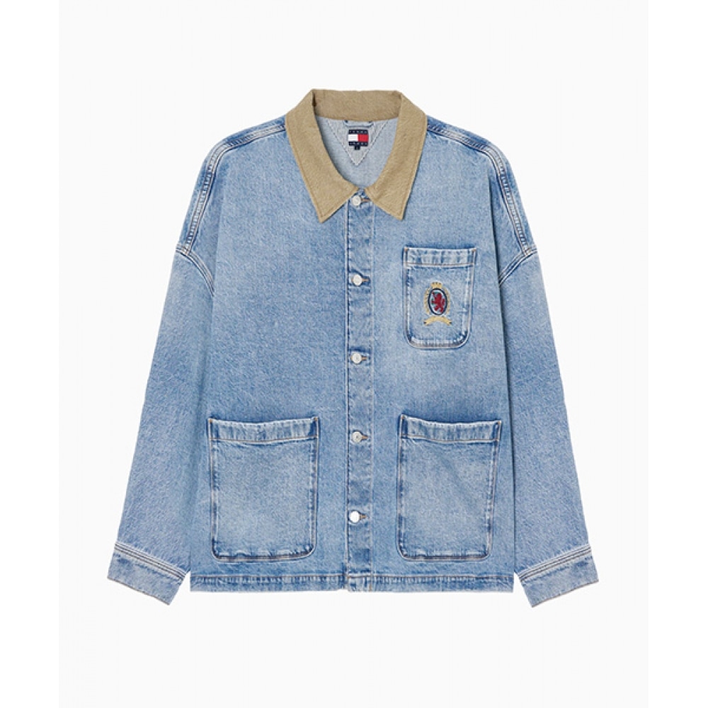 TOMMY JEANS オークウッドデニムショアジャケット (T32F1NJC41TMT11AB)
