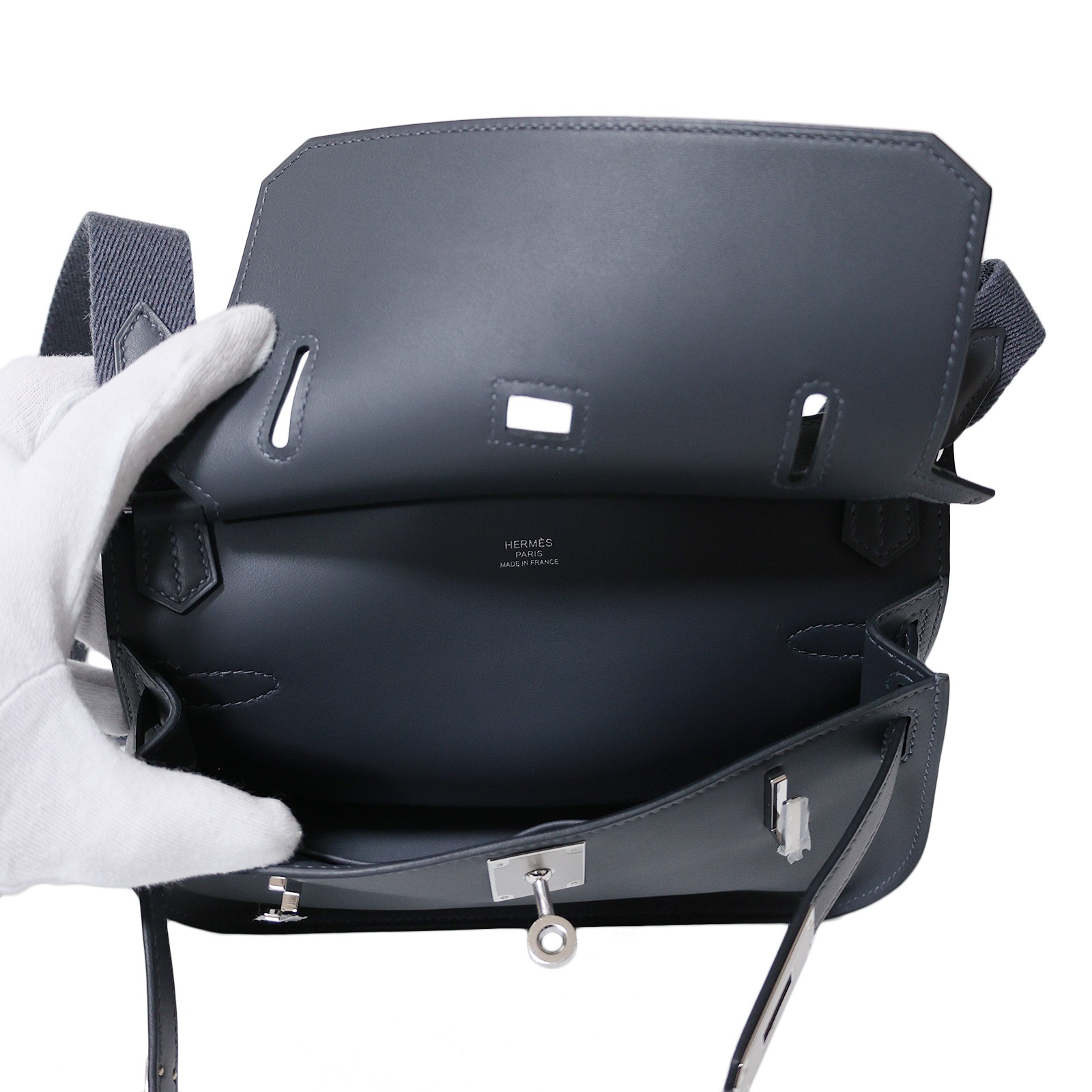 未使用 展示品 エルメス ジプシエールミニ グレー レディース ショルダーバッグ