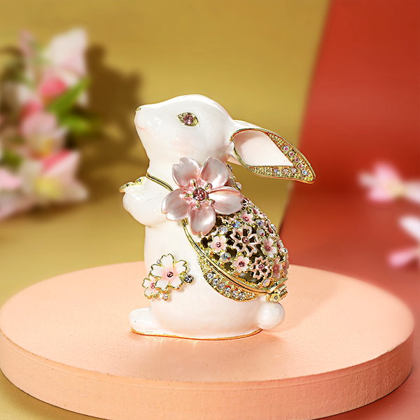 Qoo10] 東京銀座PICALS 【正規品】 月うさぎ ジュエリー ボック