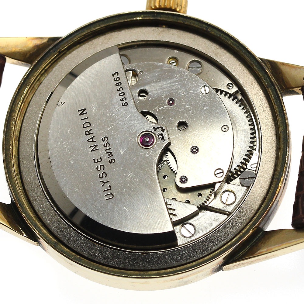 ユリス・ナルダン Ulysse Nardin K18YG ヴィンテージ 自動巻き メンズ _869941【中古】