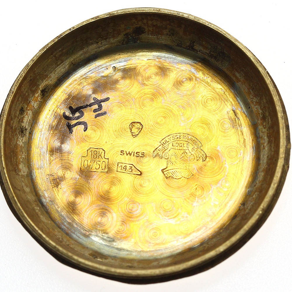 ユリス・ナルダン Ulysse Nardin K18YG ヴィンテージ 自動巻き メンズ _869941【中古】