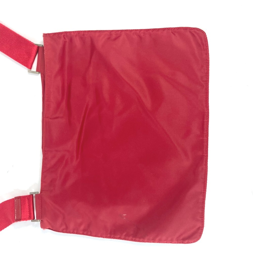 ショルダーバッグ トライアングルロゴ 三角ロゴ プレート ポシェット カバン 斜め掛け ナイロン レッド ショルダーバッグ トライアングルロゴ 三角ロゴ プレート ポシェット カバン 斜め掛け ナイロン レッド