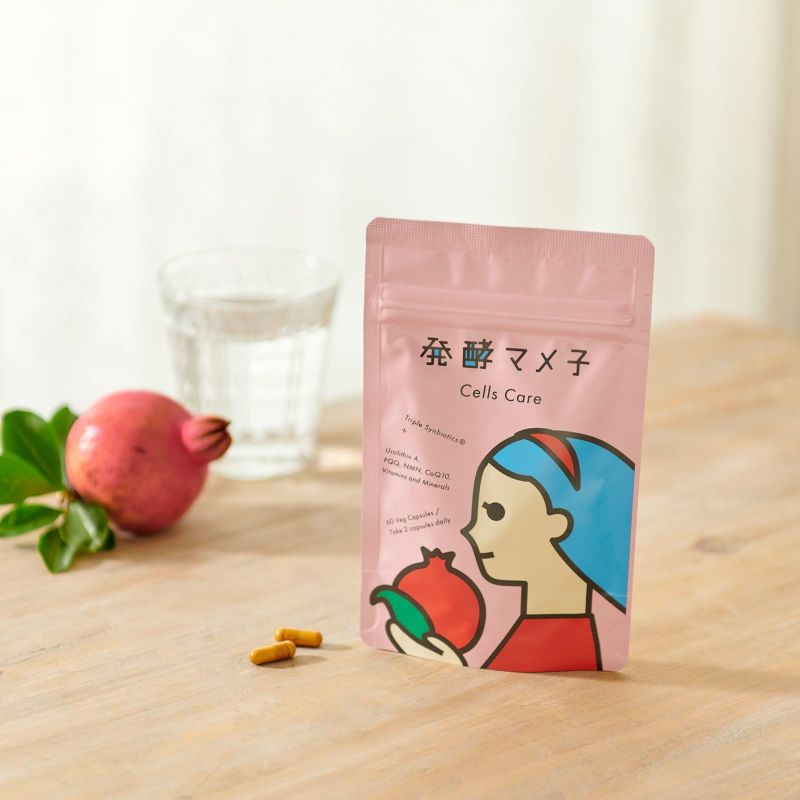 発酵マメ子 セルズケア 1ヶ月分 60カプセル大豆発酵 サプリメント 腸活 発酵 乳酸菌 国産有機大豆 ウロリチンA　NMN　PQQ　CoQ10　マルチビタミン　ミネラル健康食品 mdprevattcaulkingandwaterproofing.com
