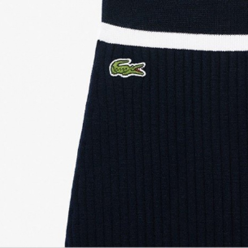 ラコステレディース 3D ニットロングスカート JF8109-54G HHW ラコステレディース 3D ニットロングスカート JF8109-54G HHW