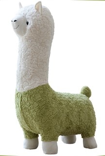 アルパカモデルのぬいぐるみスツール